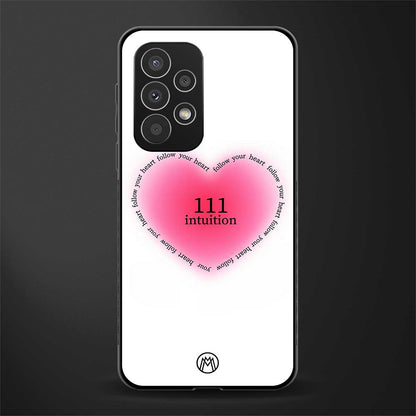 111 intuition back phone cover | glass case for samsung galaxy a73 5g