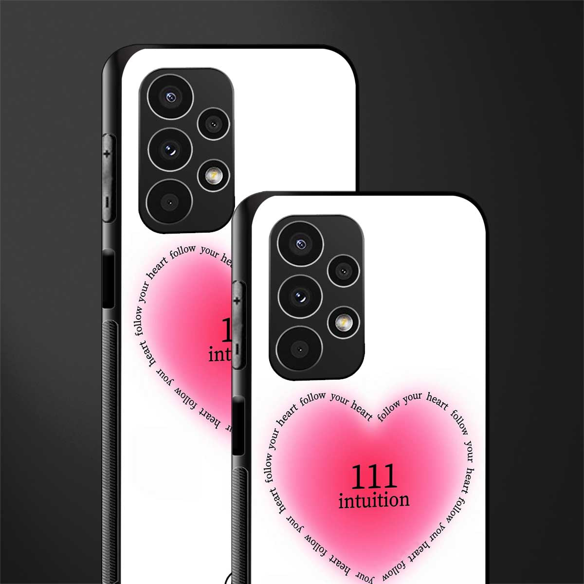 111 intuition back phone cover | glass case for samsung galaxy a13 4g