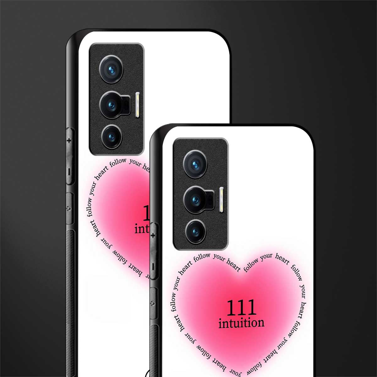 111 intuition glass case for vivo x70 image-2