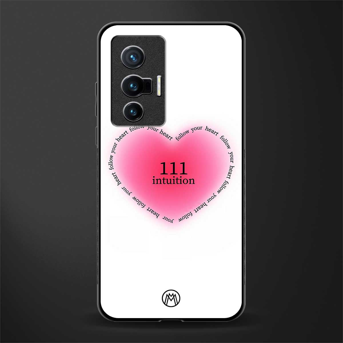 111 intuition glass case for vivo x70 image