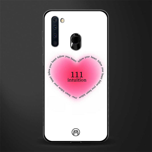 111 intuition glass case for samsung a21 image