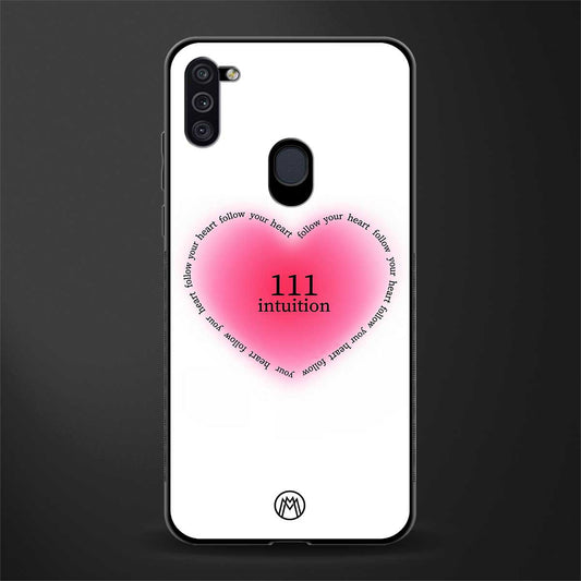 111 intuition glass case for samsung galaxy m11 image