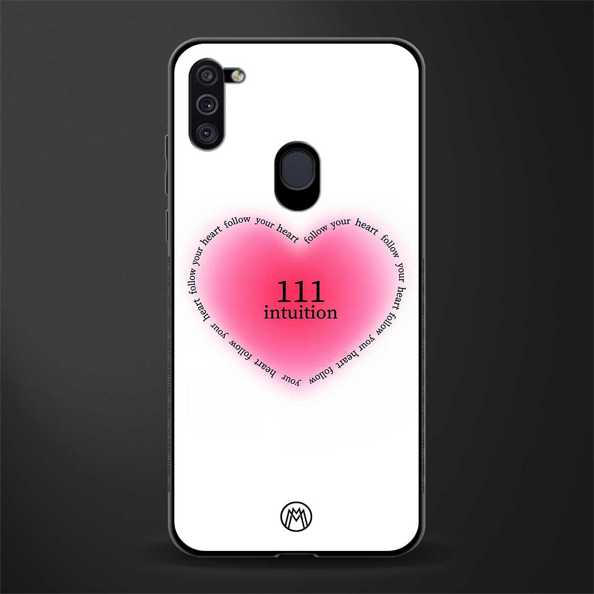 111 intuition glass case for samsung a11 image