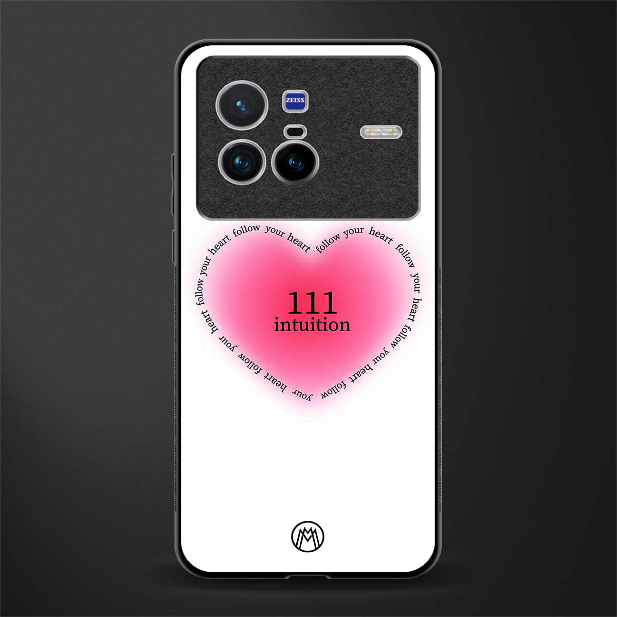 111 intuition glass case for vivo x80 image