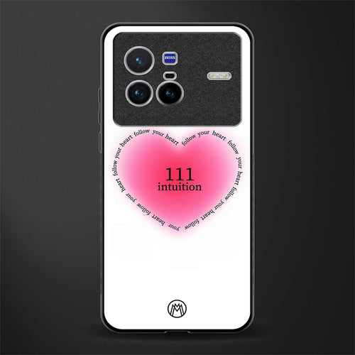 111 intuition glass case for vivo x80 image