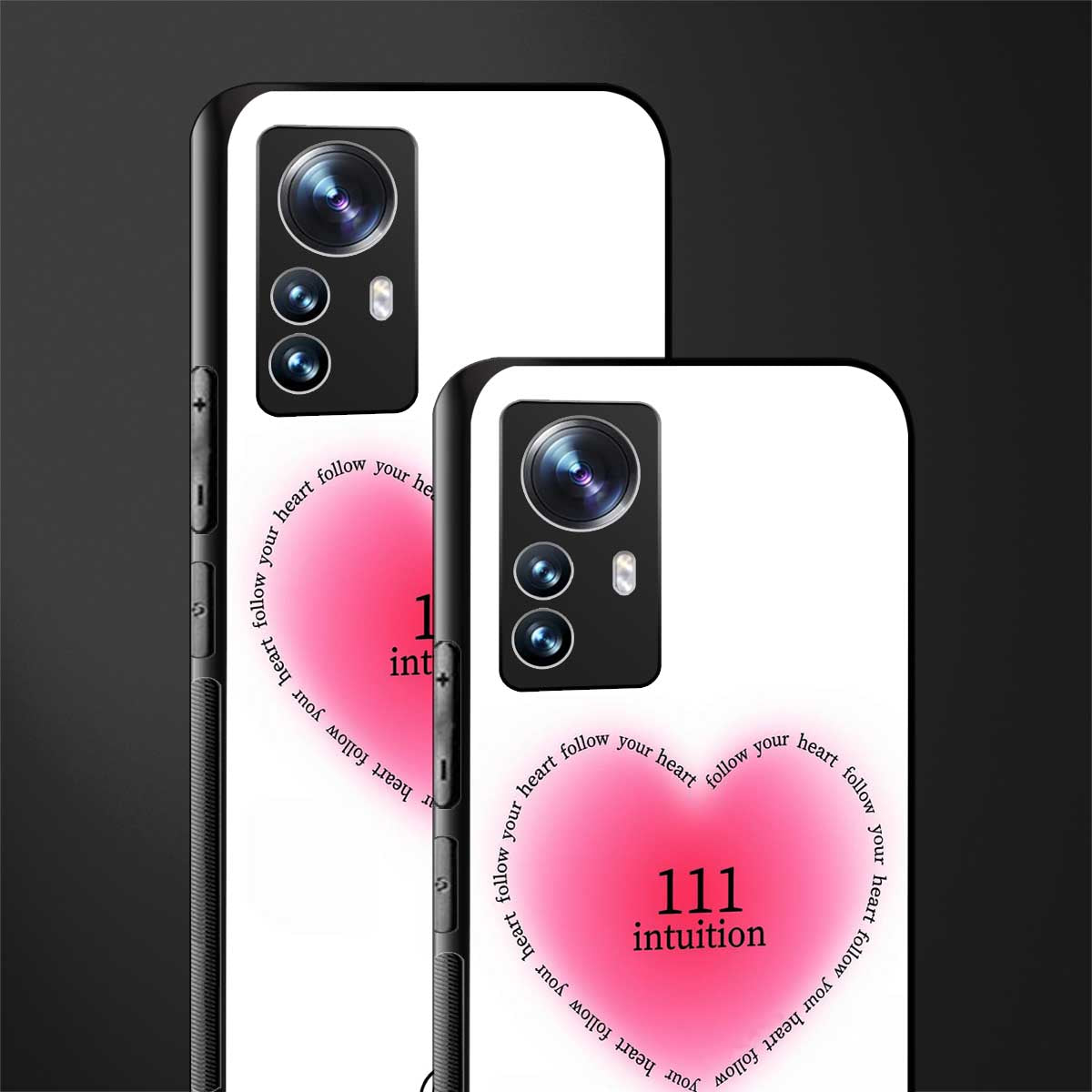 111 intuition back phone cover | glass case for xiaomi 12 pro