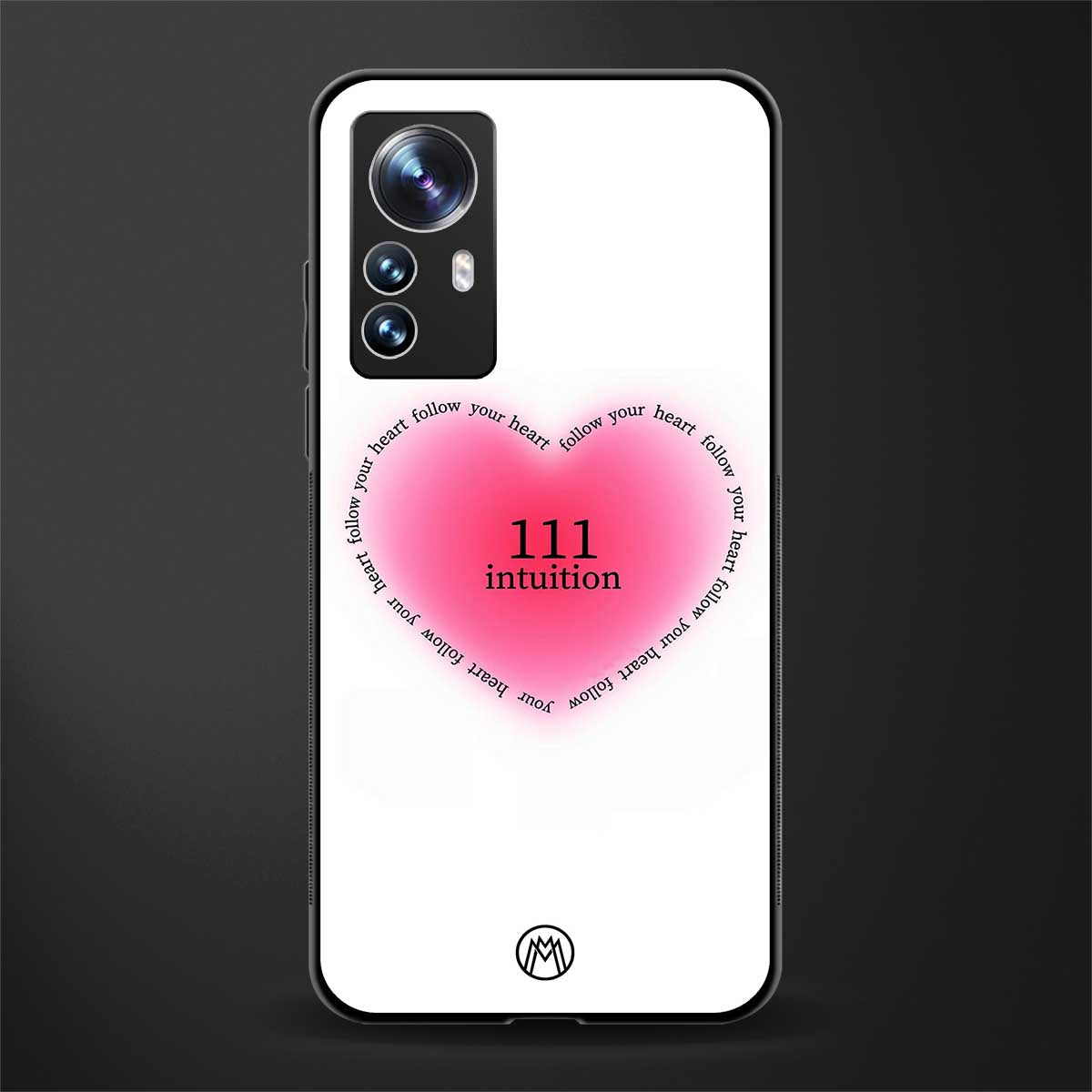 111 intuition back phone cover | glass case for xiaomi 12 pro