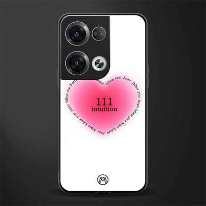 111 intuition back phone cover | glass case for oppo reno 8 pro