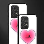 111 intuition back phone cover | glass case for samsung galaxy a33 5g