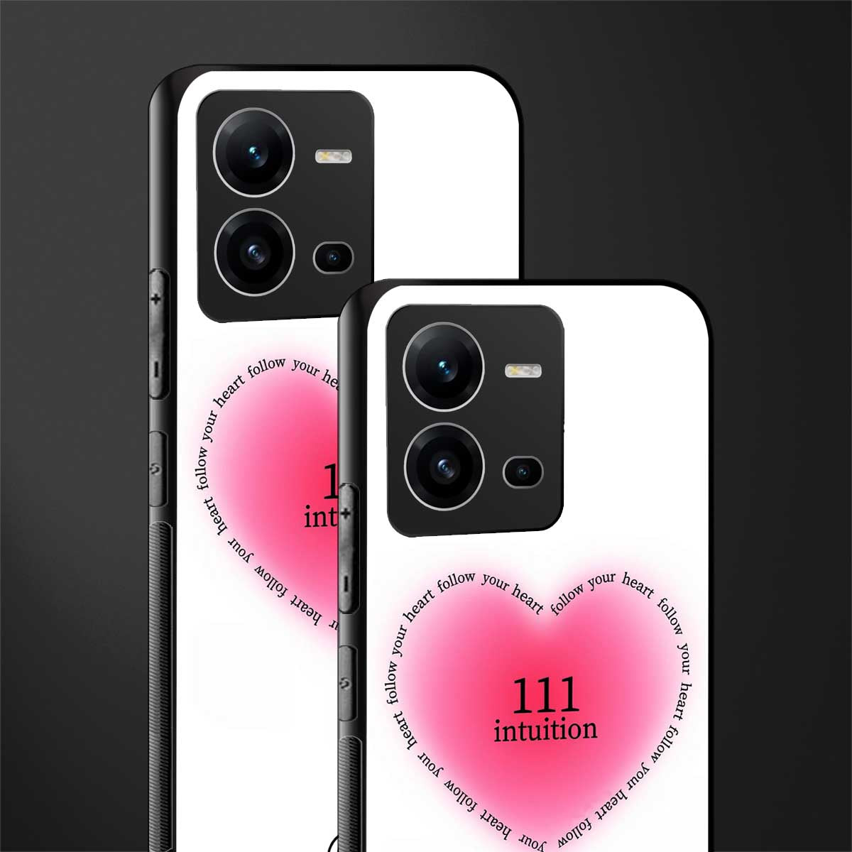 111 intuition back phone cover | glass case for vivo v25-5g