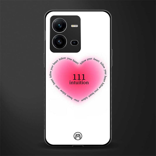 111 intuition back phone cover | glass case for vivo v25-5g