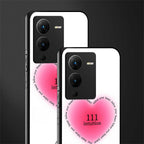111 intuition back phone cover | glass case for vivo v25 pro 5g