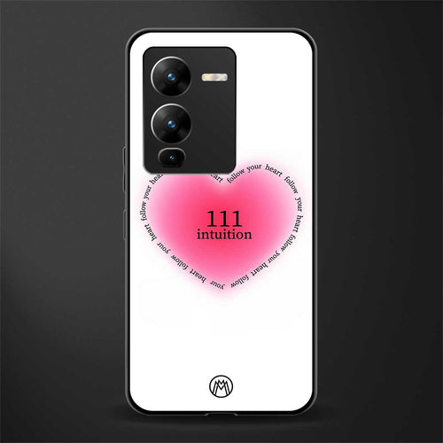 111 intuition back phone cover | glass case for vivo v25 pro 5g