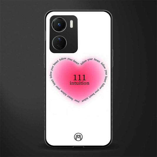 111 intuition back phone cover | glass case for vivo y16