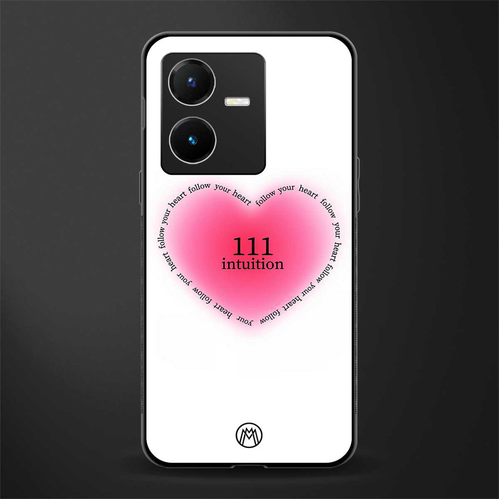 111 intuition back phone cover | glass case for vivo y22