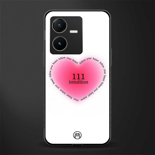 111 intuition back phone cover | glass case for vivo y22