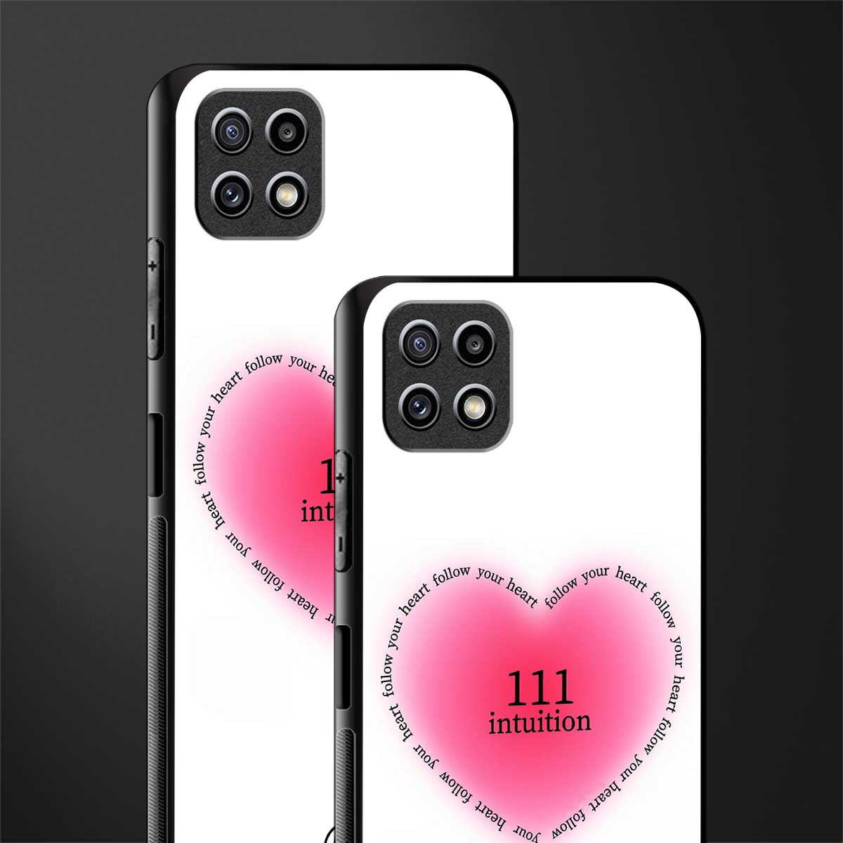 111 intuition back phone cover | glass case for samsung galaxy f42