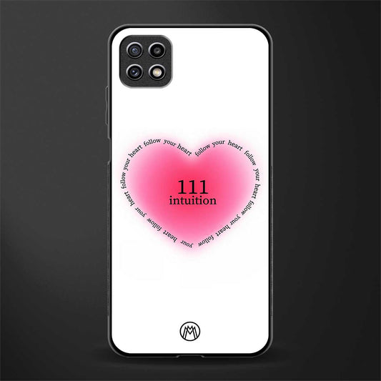 111 intuition back phone cover | glass case for samsung galaxy f42