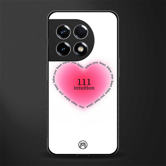 111 intuition back phone cover | glass case for oneplus 11r