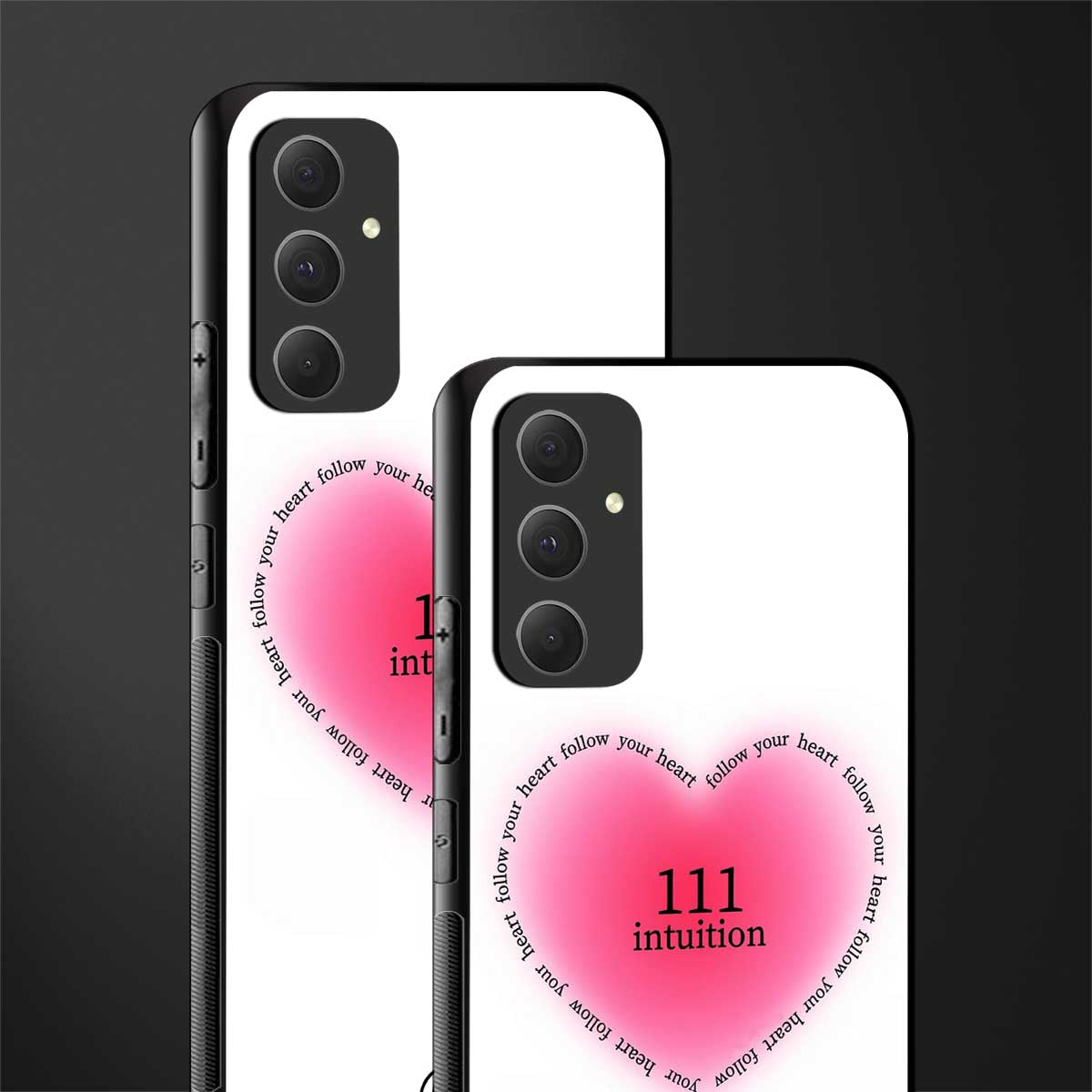 111 intuition back phone cover | glass case for samsung galaxy a54 5g