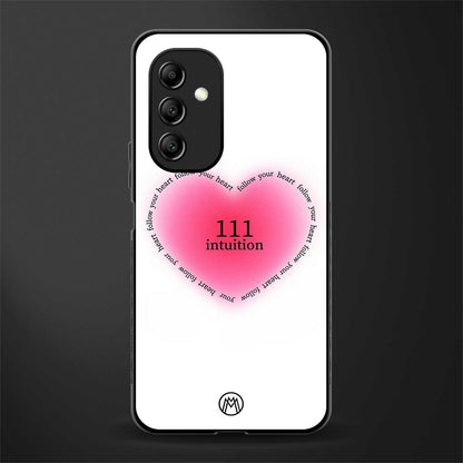 111 intuition back phone cover | glass case for samsung galaxy a14 5g