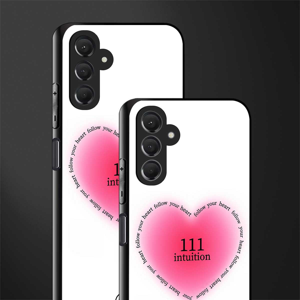 111 intuition back phone cover | glass case for samsun galaxy a24 4g