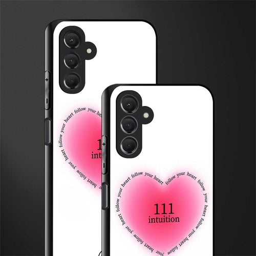 111 intuition back phone cover | glass case for samsun galaxy a24 4g