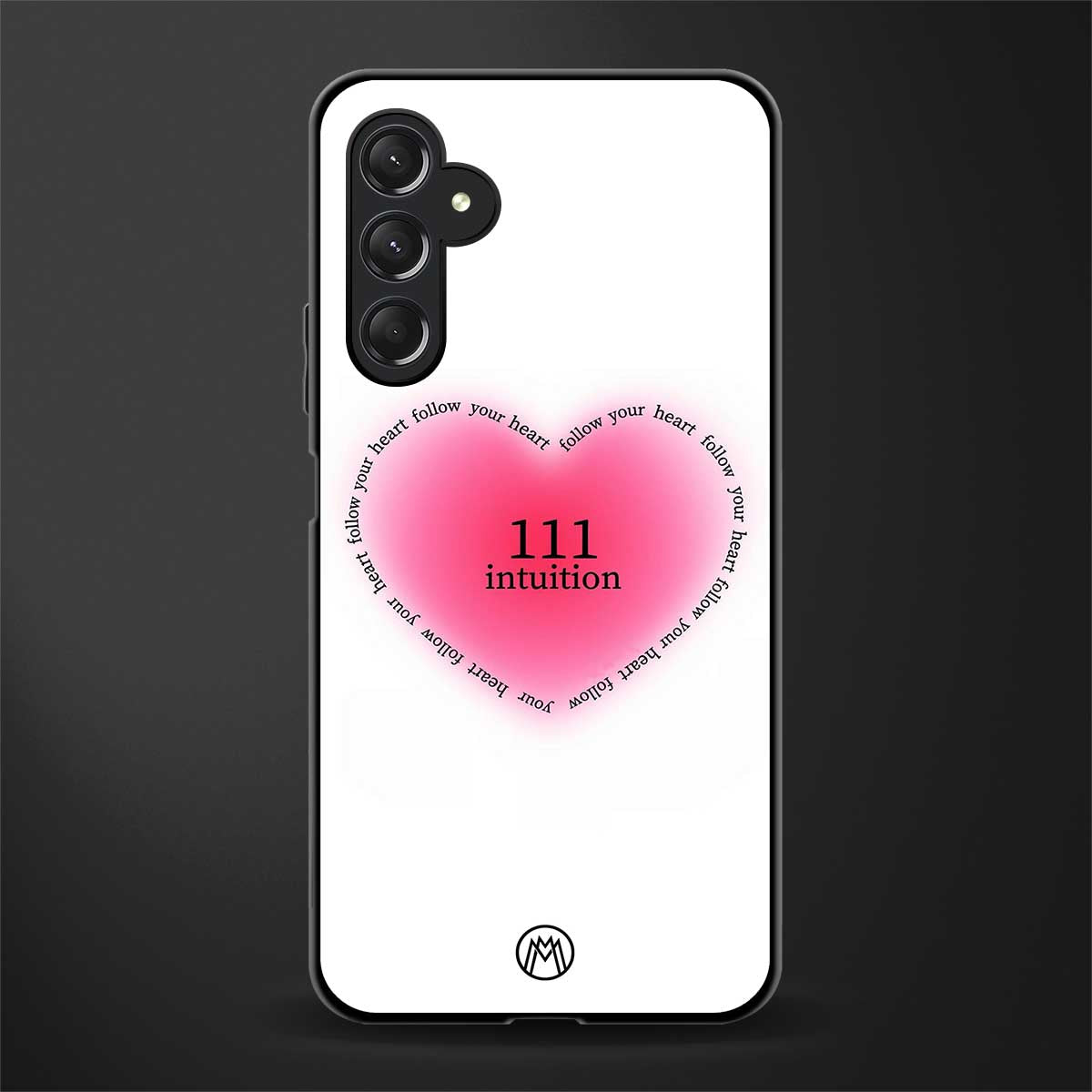 111 intuition back phone cover | glass case for samsun galaxy a24 4g