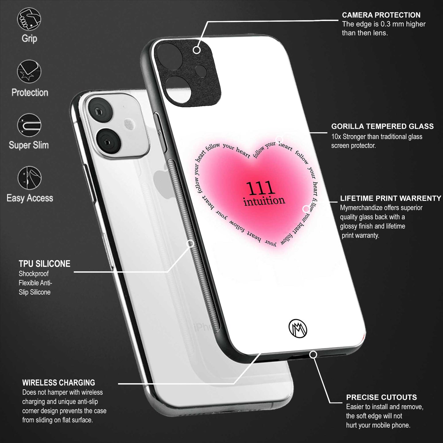 111 intuition glass case for vivo v17 pro image-4