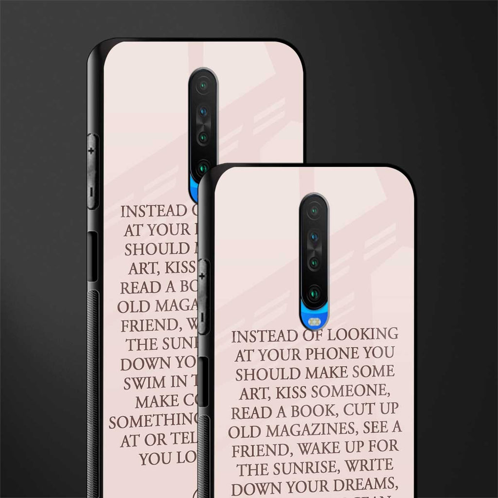 11 things to do glass case for poco x2 image-2