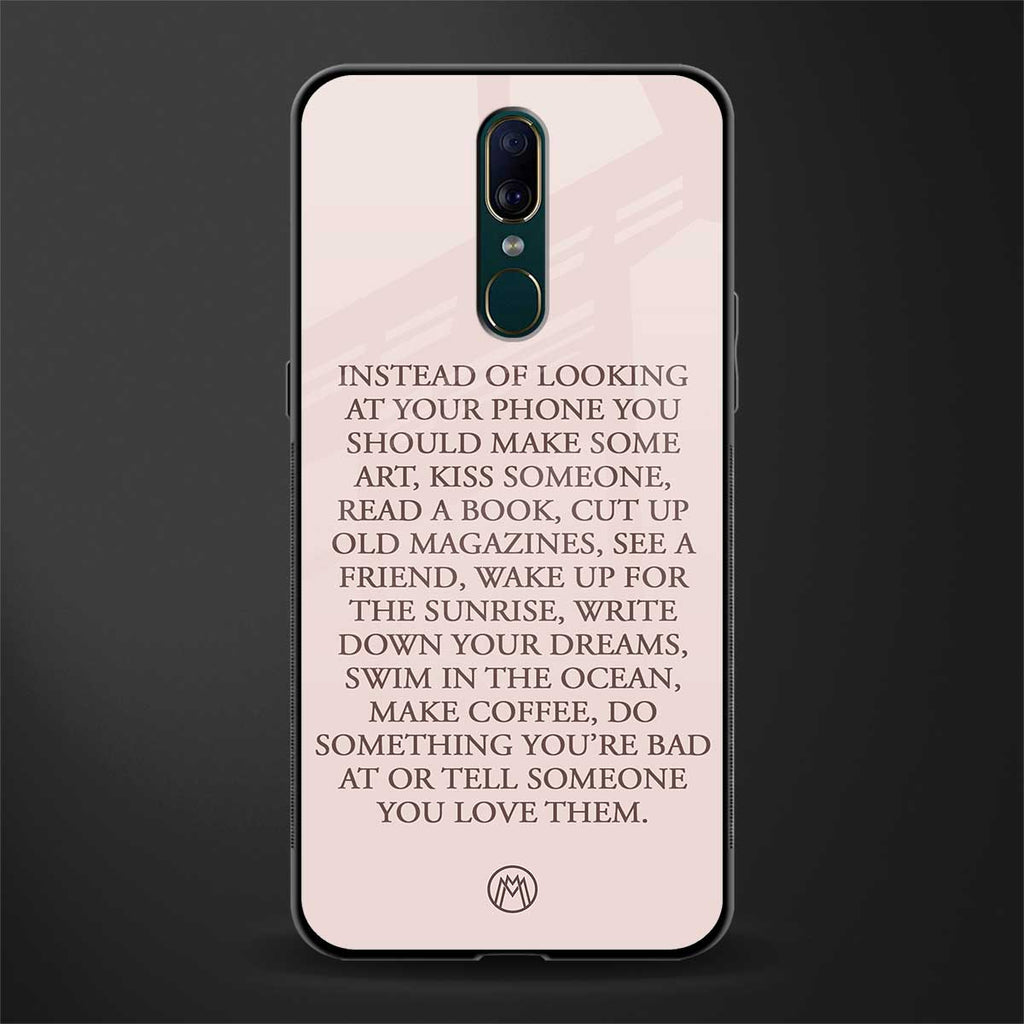 11 things to do glass case for oppo a9 image