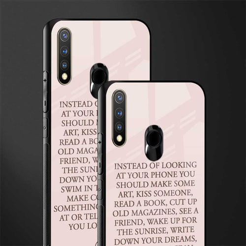 11 things to do glass case for vivo y19 image-2