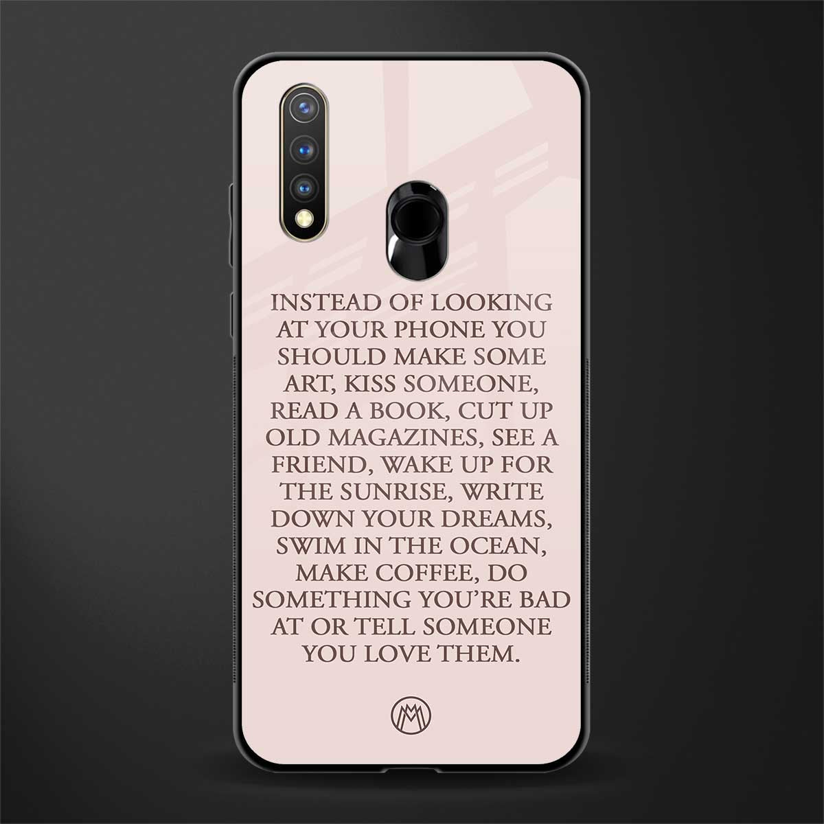 11 things to do glass case for vivo u20 image
