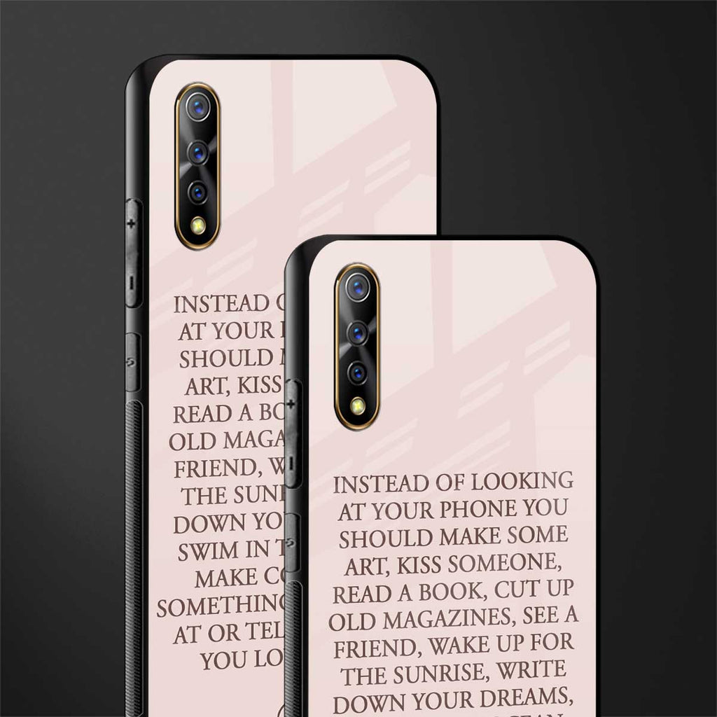 11 things to do glass case for vivo z1x image-2