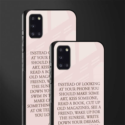 11 things to do glass case for samsung galaxy a31 image-2