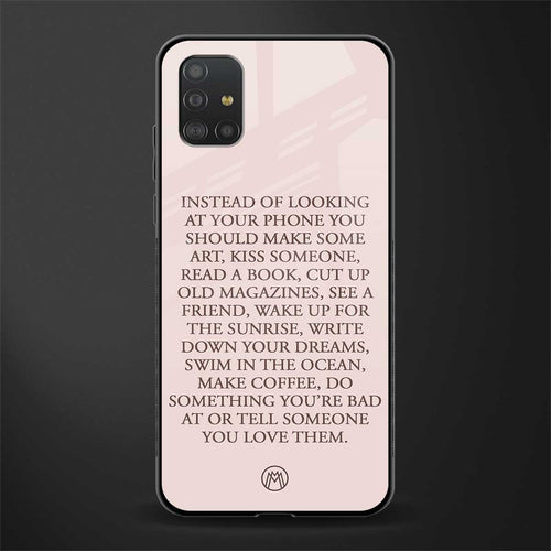 11 things to do glass case for samsung galaxy a51 image