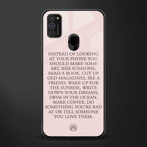 11 things to do glass case for samsung galaxy m30s image