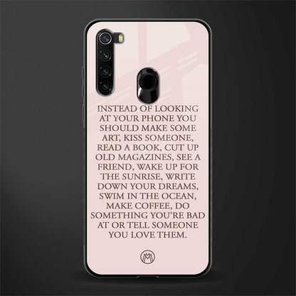 11 things to do glass case for redmi note 8 image