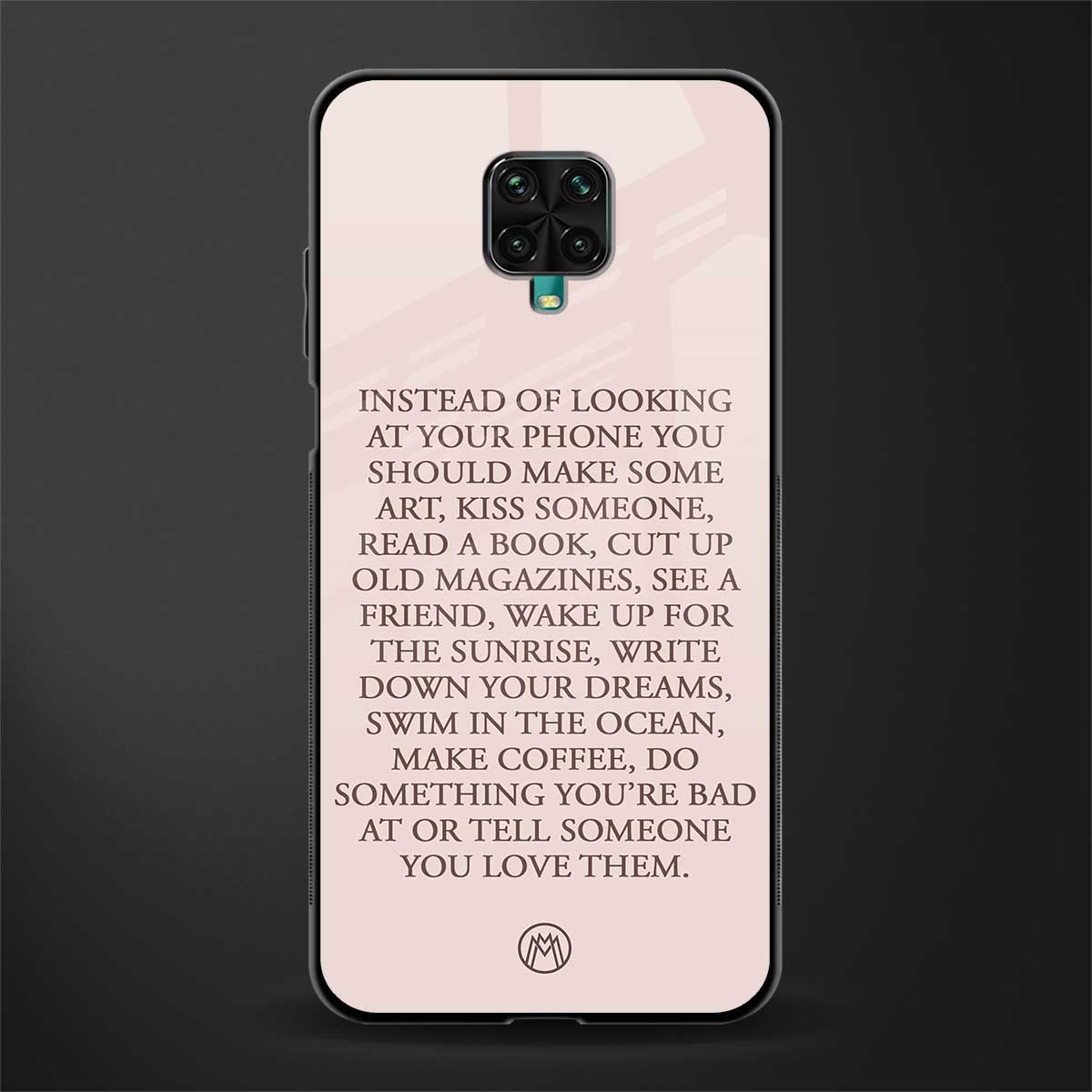 11 things to do glass case for redmi note 9 pro image