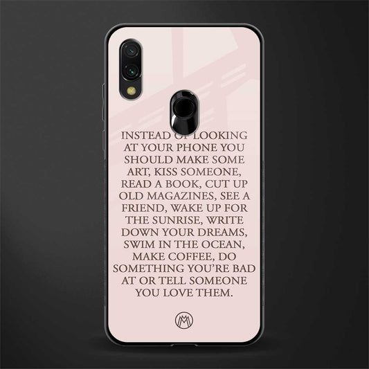 11 things to do glass case for redmi 7redmi y3 image