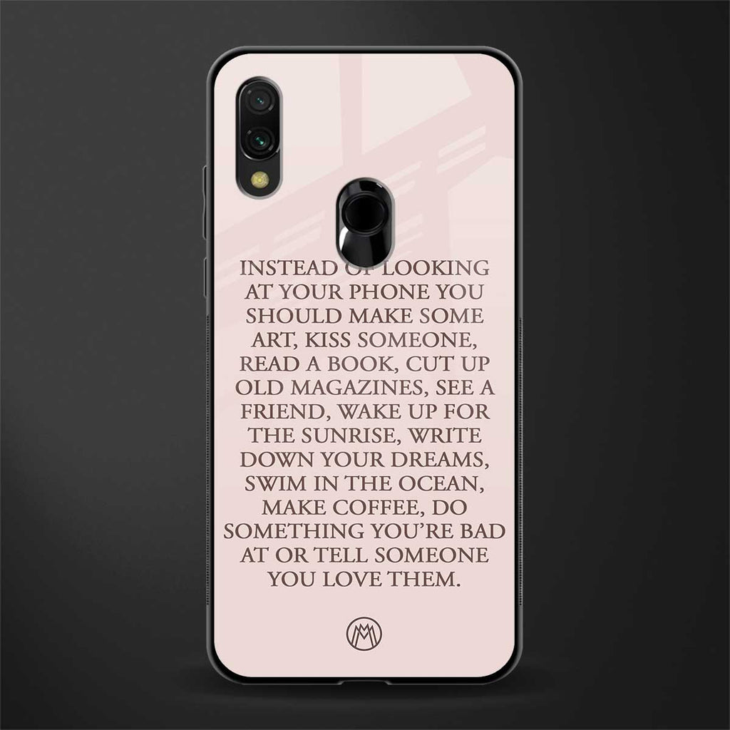11 things to do glass case for redmi note 7s image