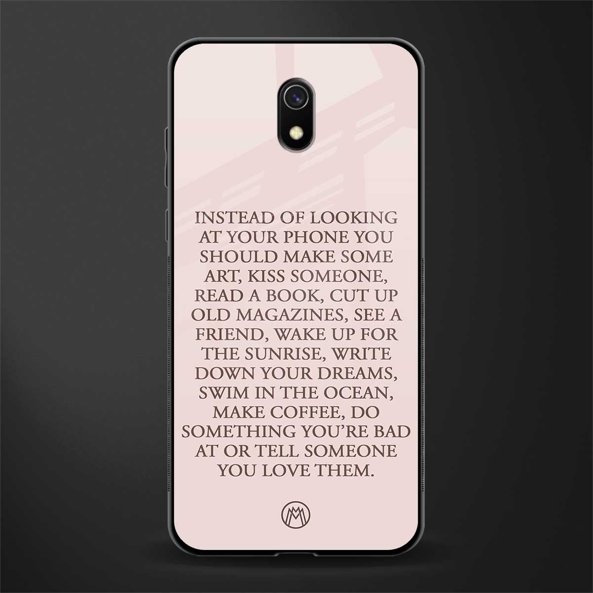 11 things to do glass case for redmi 8a image