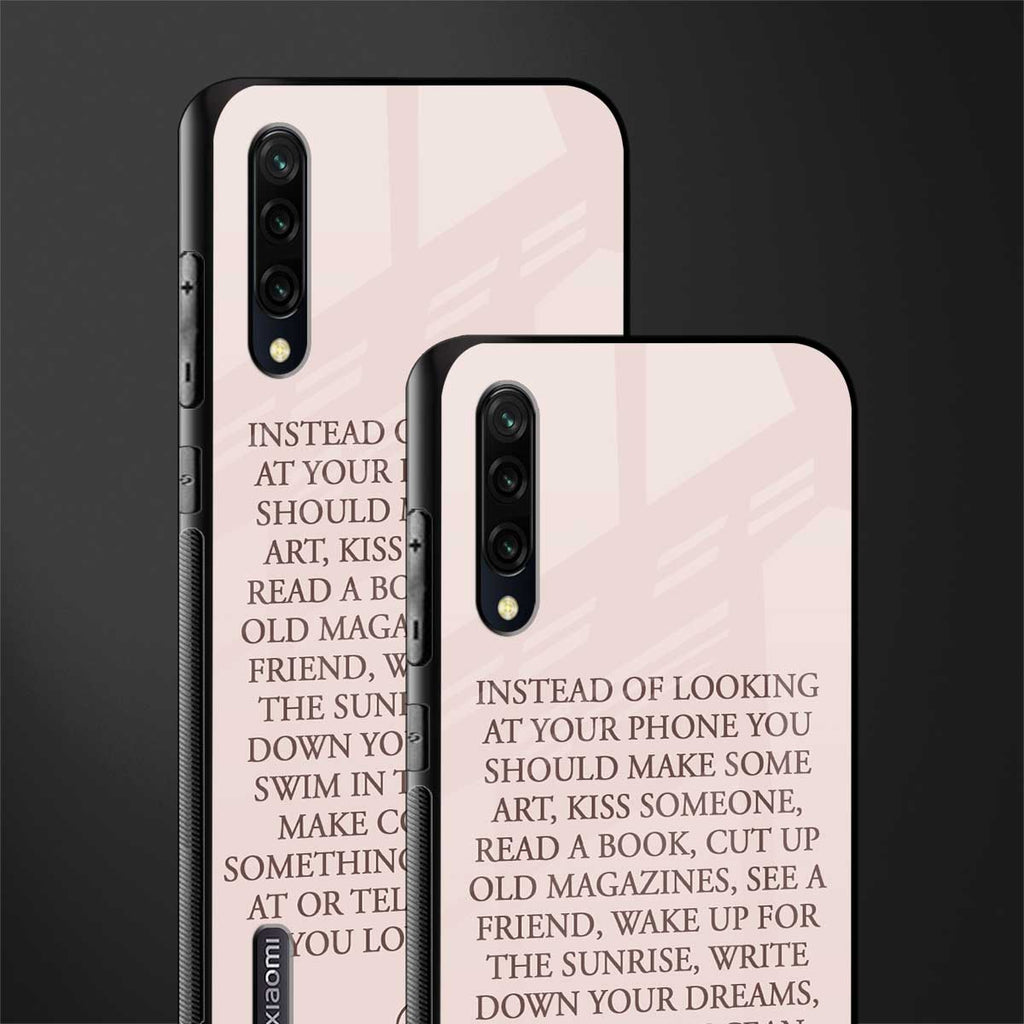 11 things to do glass case for mi a3 redmi a3 image-2