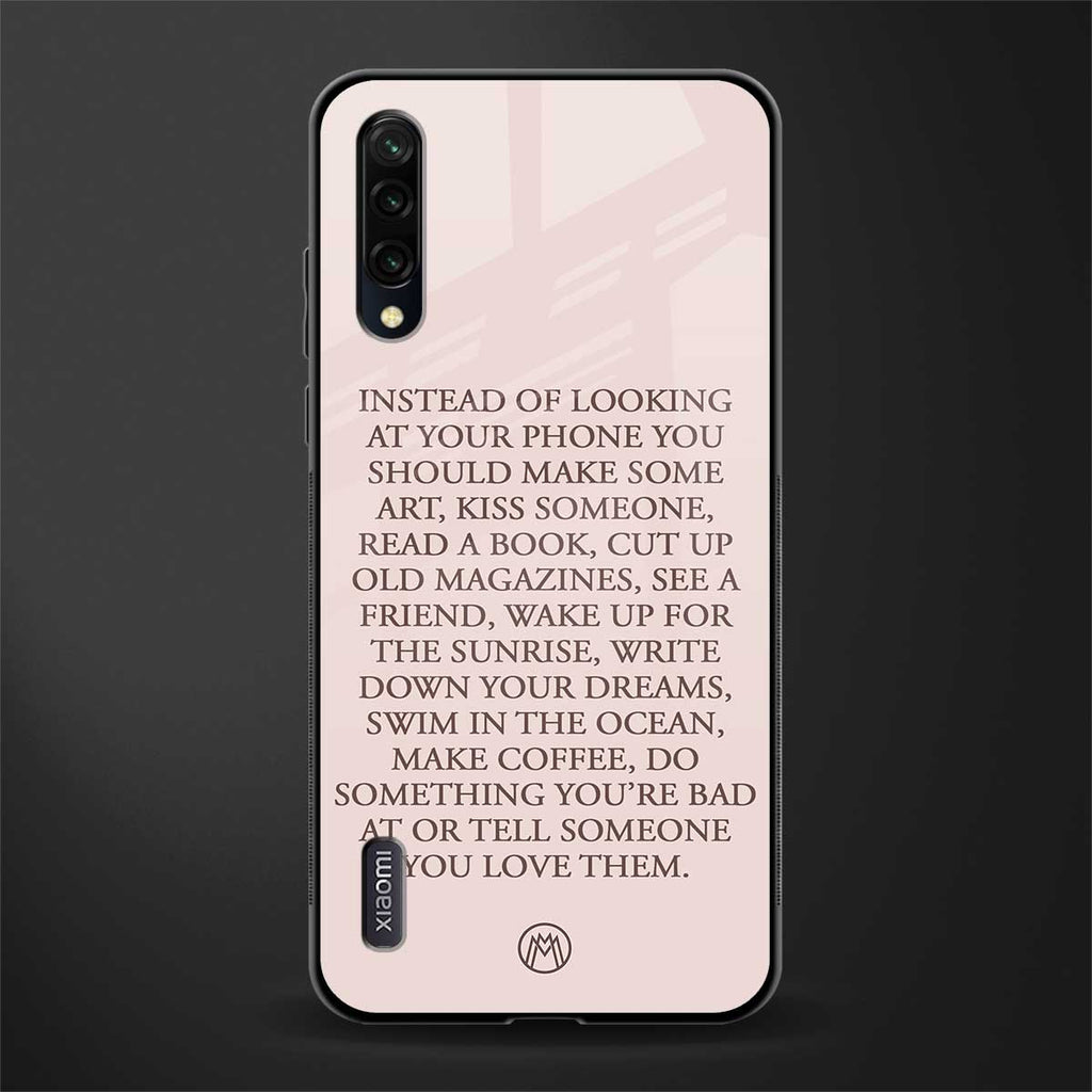 11 things to do glass case for mi a3 redmi a3 image