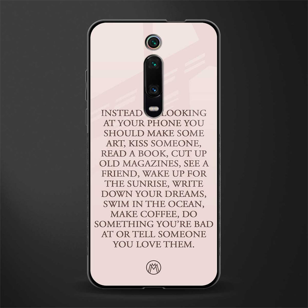 11 things to do glass case for redmi k20 pro image