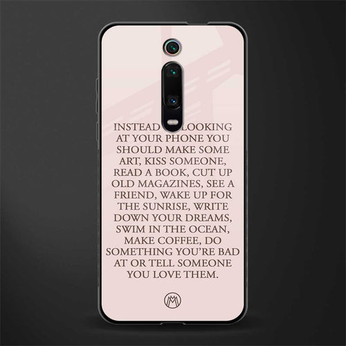 11 things to do glass case for redmi k20 pro image