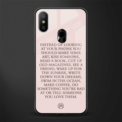11 things to do glass case for redmi 6 pro image