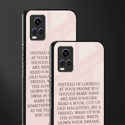 11 things to do back phone cover | glass case for vivo y73