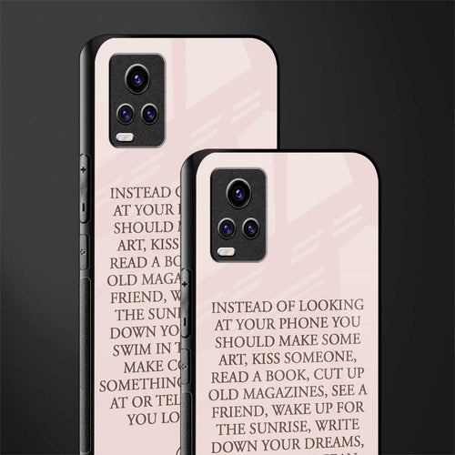 11 things to do back phone cover | glass case for vivo y73