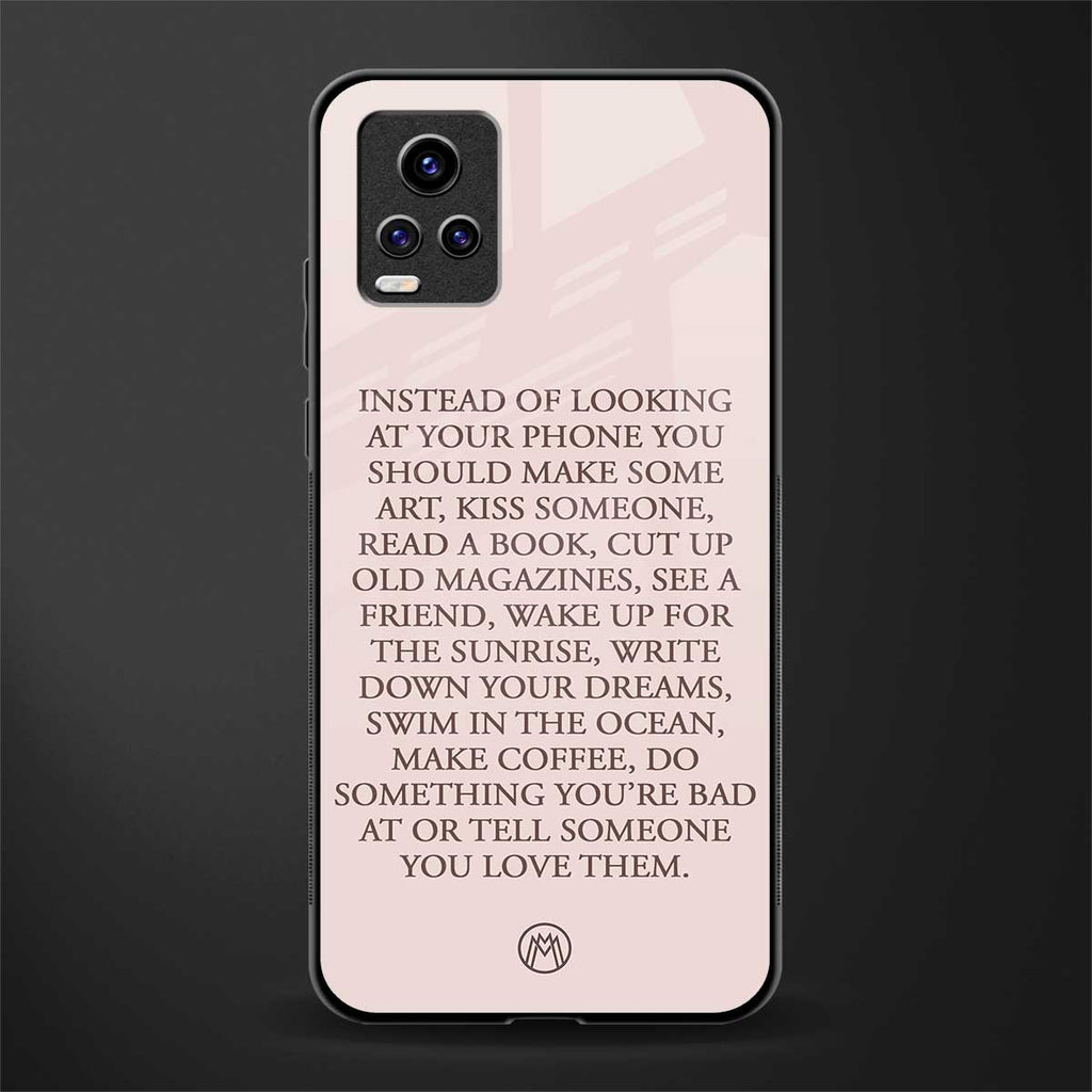 11 things to do back phone cover | glass case for vivo y73